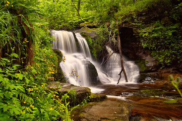 Fototapeta na wymiar Wasserfall Schottland