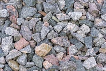 granite crushed stone background