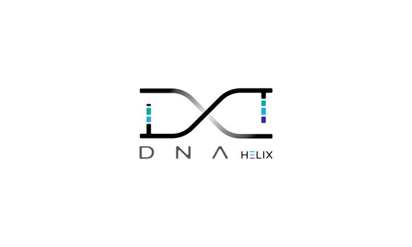 DNA helix vector image