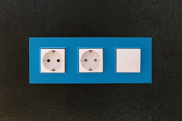 outlet: desk level switch