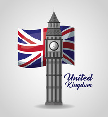 Obraz na płótnie Canvas united kingdom places flag