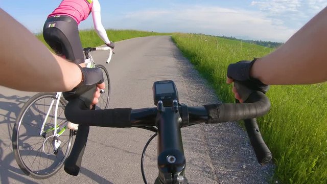 POV of a cyclist how was overtaken