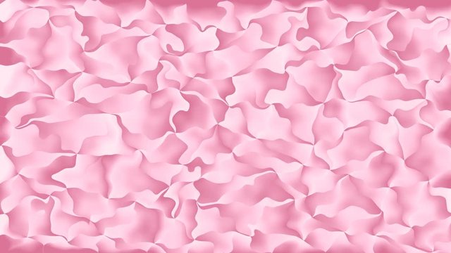 abstract animated stained background seamless loop video - watercolor effect - cute baby pink color