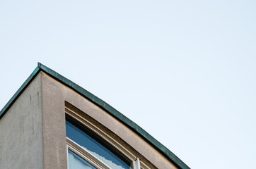 Low Angle View of Building against Clear Sky