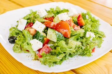 Caesar Salad with Chicken Fillet and Parmesan Cheese