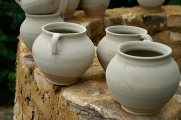 Посуда перед обжигом