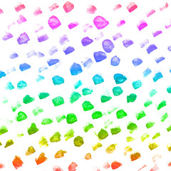 Colorful watercolor brush background.