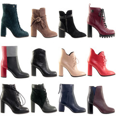 Ankle boots collage