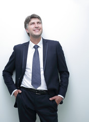 Portrait of a friendly businessman.