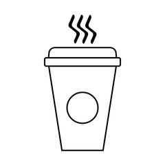 Coffee cup icon, vector
