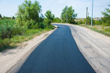 Construction of a new road