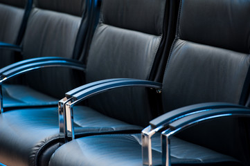 Empty business conference room interior