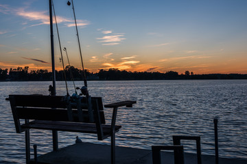 Fototapeta na wymiar Lake Sunset