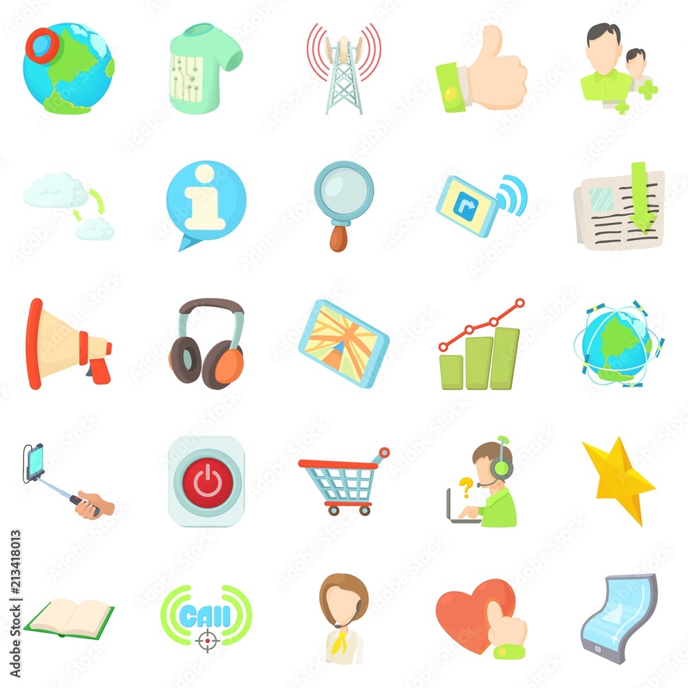 Poster tinkle icons set. cartoon set of 25 tinkle vector icons for web isolated on white background