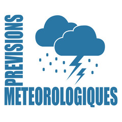 Logo prévisions météorologiques.
