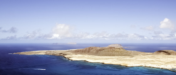 Volcanic Island La Graciosa - Lanzarote, Canary Islands, Spain