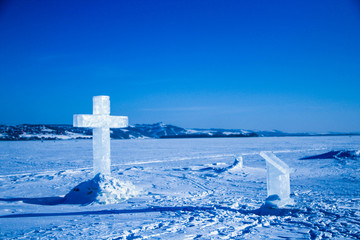 Ice and cross