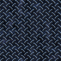 Black Blue Metal Plate Seamless Texture