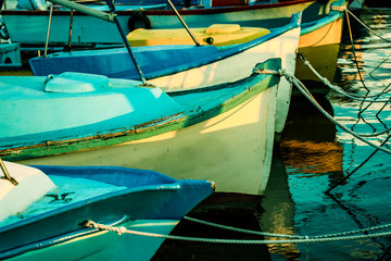 Fototapeta na wymiar Boats in the water