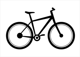 Bike icon. Illustration with a bike symbol