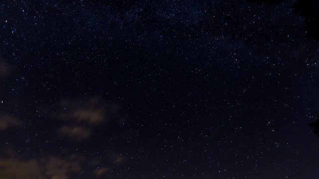 Night sky in Wisconsin - time lapse