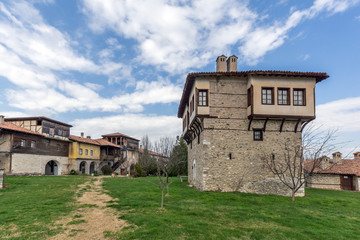 Fototapeta na wymiar Medieval Buildings in Arapovo Monastery of Saint Nedelya, Plovdiv Region, Bulgaria
