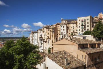 Naklejka premium View of the medieval skyscrapers, Cuenca, Spain