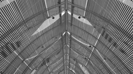 Plafond de la gare de Toulouse vue du dessous