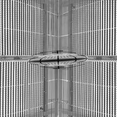 Horloge de la gare de Toulouse vue du dessous