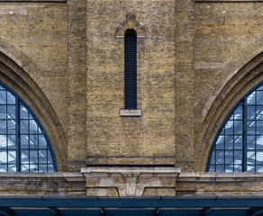 Détail de la gare de King's Cross Saint Pancras