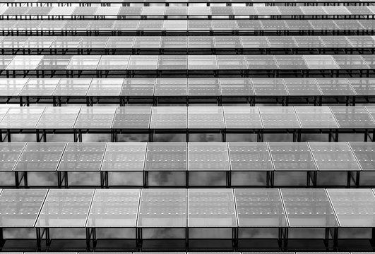 Fa&ccedil;ade de b&acirc;timent en contre-plong&eacute;e &agrave; Brisbane Australie