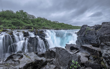 Amazing waterfall in Iceland