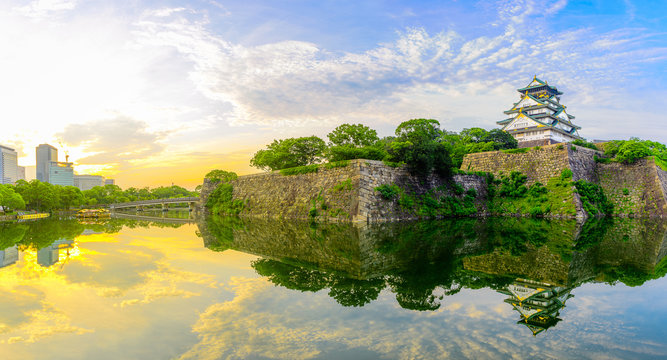 大阪城の風景