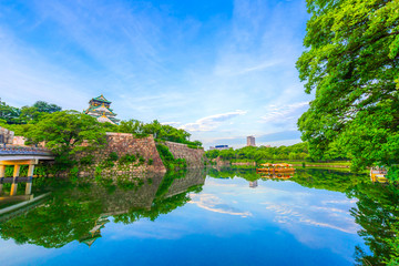 大阪城の風景