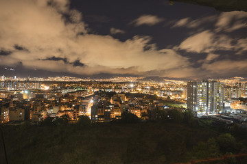 Fototapeta premium Las luces de la ciudad