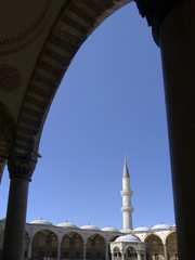 Innenhof der Sultan Ahmet Moschee