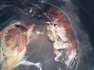Volcano crater above view © PixieMe