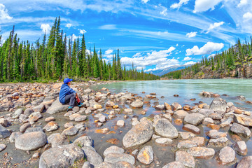 Tranquility in Nature at Jasper National Park in Alberta Canada