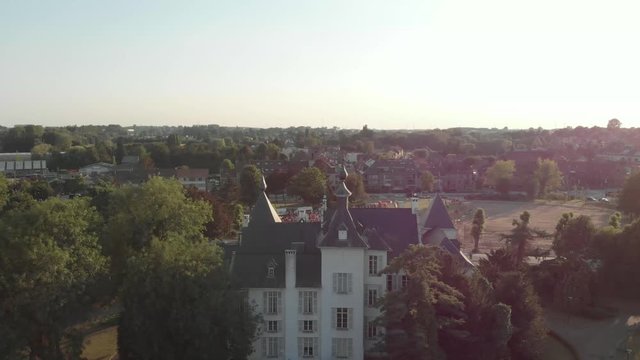 Belgian support gathered in a fanzone in Belgium for the 2018 World Cup in front of a beautiful castle.
Shot with a professionnal drone in 4K and graded in Davinci Resolve Studio Version