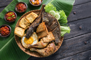 traditional indonesian culinary food
