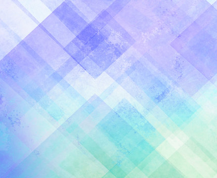 Blue Purple And Green Abstract Background Design With Texture, Modern Geometric Blocks Triangles And Shapes Layered In Abstract Pattern