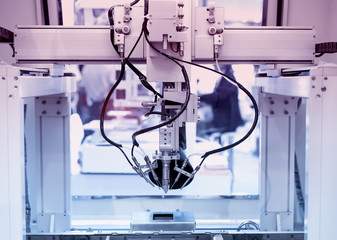 soldering robot used in soldering multilayer board and shielding case