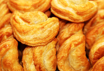 Photo background a lot of macro delicious patties