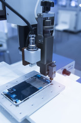 Robotic vision sensor camera system in phone intellegence factory