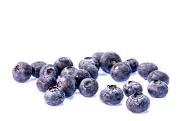 blueberry in white background