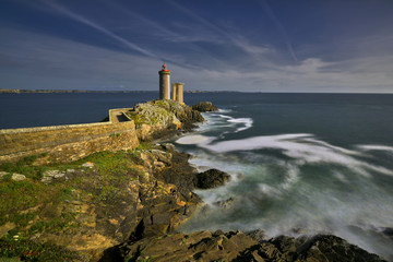 Fototapeta na wymiar Petit Minou lighthouse, Brittany, France