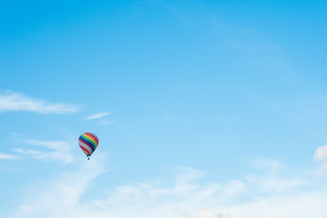 colorful hot air balloon
