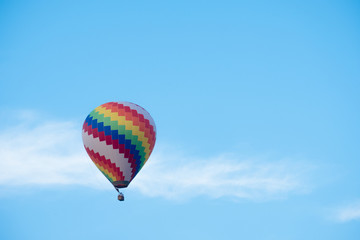 colorful hot air balloon