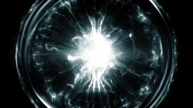 animated plasma effect of a powerful and spiritual element