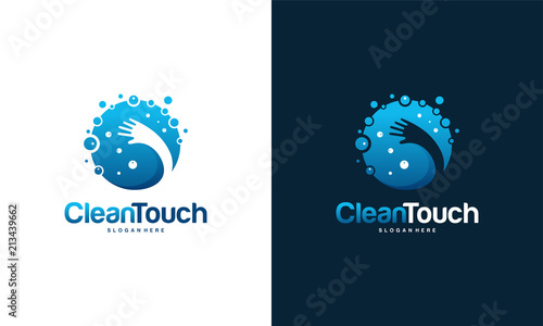 Clean Touch Logo Designs Concept Vector Simple Clean Logo